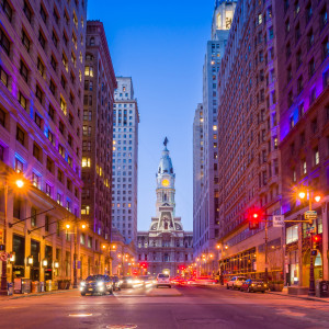 Philadelphia's landmark historic City Hall building