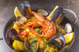 パエリア　スペイン料理　 Paella Spanish food